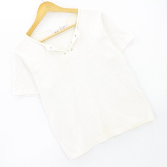 Vintage Maxwell Jason T-shirt Top Women's Casual White Short Sleeve Pullover M - Picture 3 of 7
